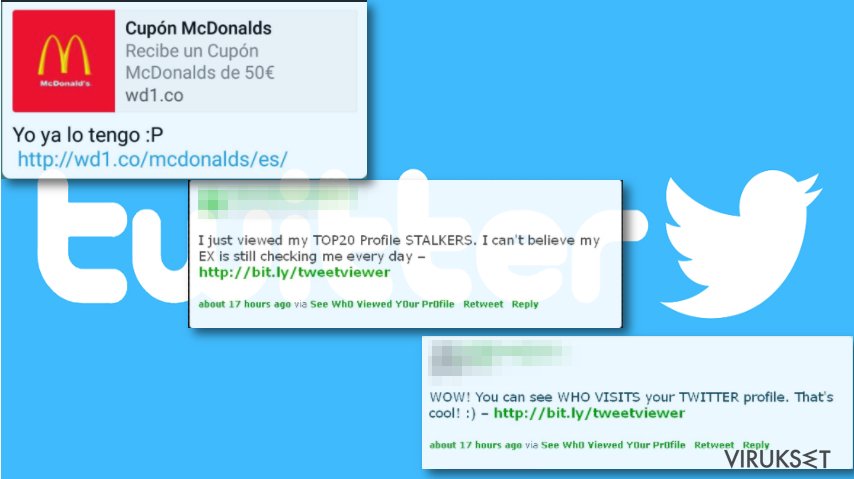 Twitter virus kuvankaappaus Twitter virus kuvankaappaus