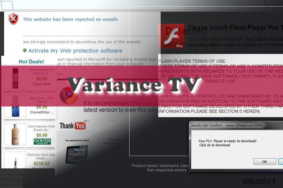 Variance TV kuvankaappaus Variance TV kuvankaappaus