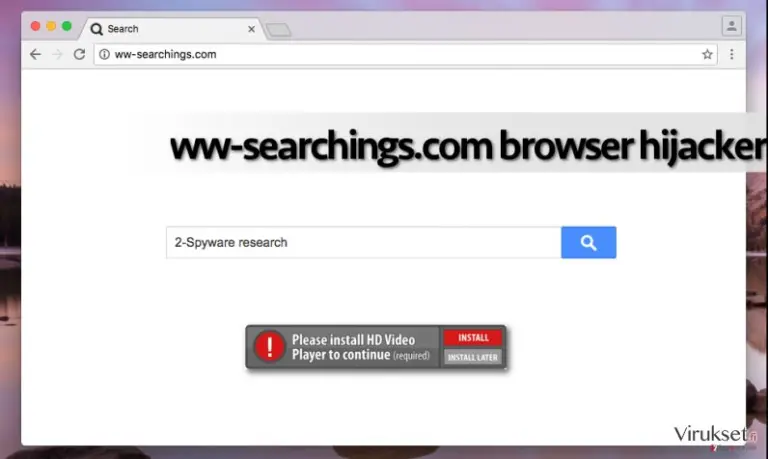 Suspicious search engine Ww-searchings.com virus