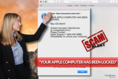 "YOUR APPLE COMPUTER HAS BEEN LOCKED" virus