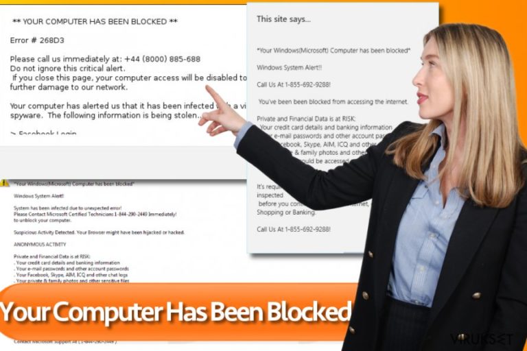 Your computer has been blocked